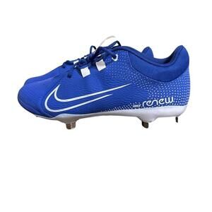 Nike Hyperdiamond 4 Pro Metal Softball Cleats ROYAL | WHITE SZ 11 Womens